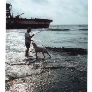 Yogi on the water
