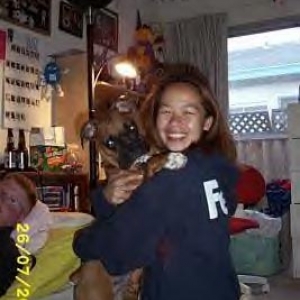 He gives such great hugs!