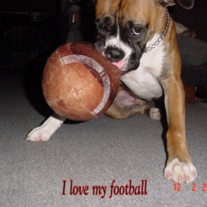 loving his football