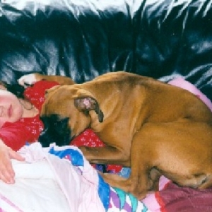 Brandy & Kayla Sleeping