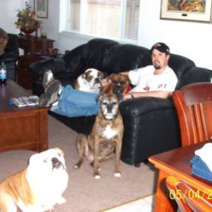The entire family