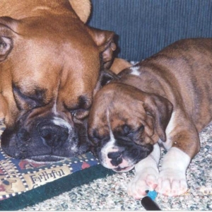 Nap time with Mom