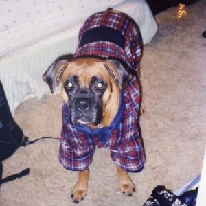 Layla in her "robe"