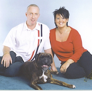 Saffron with her Mummy & Daddy