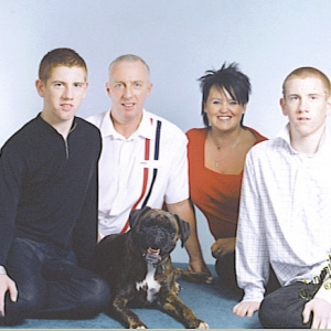 Saffron with her family