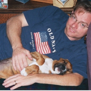 Watchin' football with my Dad....