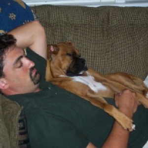 Another nap w/daddy
