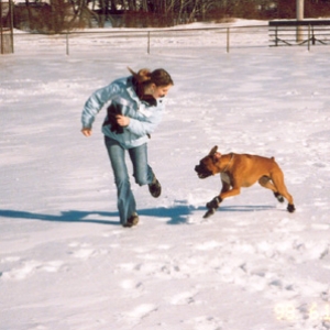 at the park