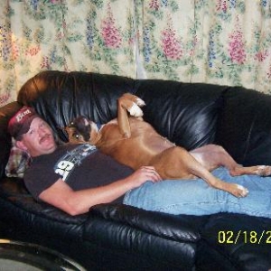 Relaxing with Daddy