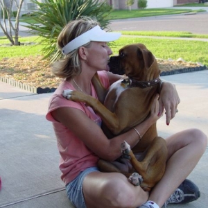 Rocky's Kisses for Mommy...Oh so sweet