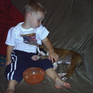 Rylan and Tasha snoozing