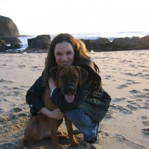 Tess and Mommy at Half Moon Bay