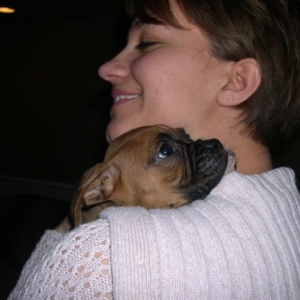 Zoe with mom
