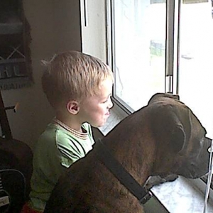 watching for daddy
