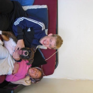 Magoo with his aunt and uncle