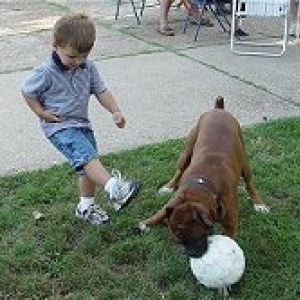 He loves soccer