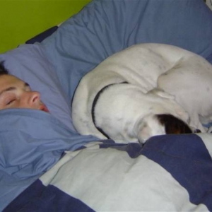 Sleeping in
