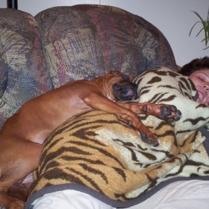 Ahh who needs a heating pad when you have Mom?