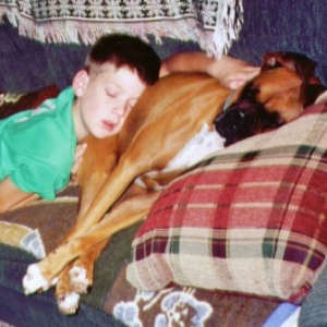 Nap time with Jeff