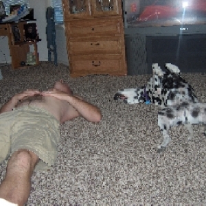 I want to be just like dad.......