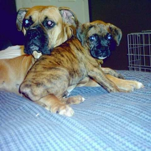 Libby and Madison's first pic together