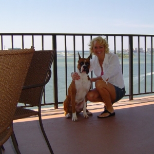 Bear's First Beach Trip, Aug. 2004