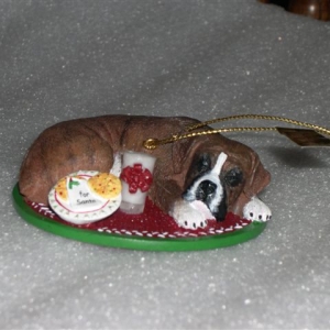 Danbury Mint Boxer Ornament