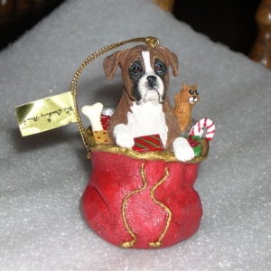 Danbury Mint Boxer Ornament