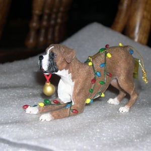 Danbury Mint Boxer Ornament