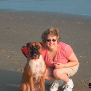 Junior and Mommy at the Beach