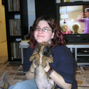 kiki being cute with me!