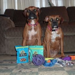 girls with presents
