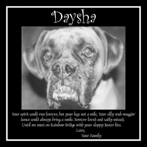 Daysha's memorial