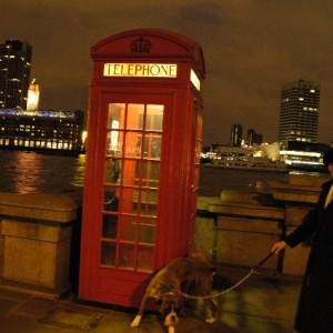 Doing what all good Londoners do...