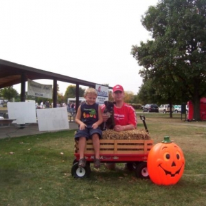 Posing at the Dog Park