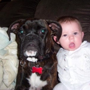 Me with my skin baby sister.