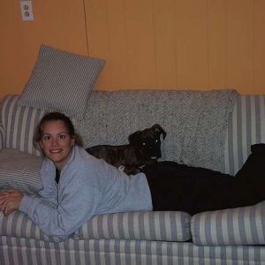 Napping with mom on her bday!!