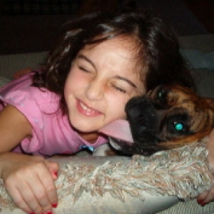 boxer kisses