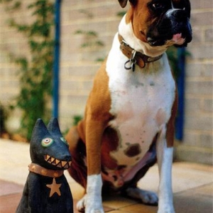 Famechon with one of his mates