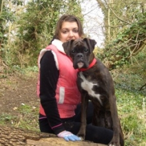 Me & My boy out walking in the woods