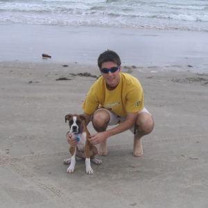 Brodie at the Beach