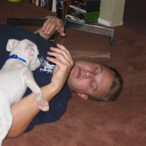 Nube fighting with Dad!