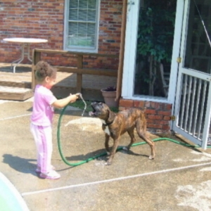 Fun with the water hose!