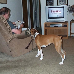 Come on Dad. Put the Paper down and Play NOW.
