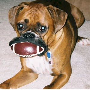 Jordan's football face