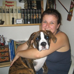 Koda and mom