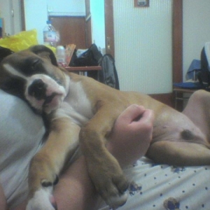 sleeping on mommy's hug