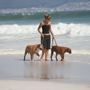 At the beach ....