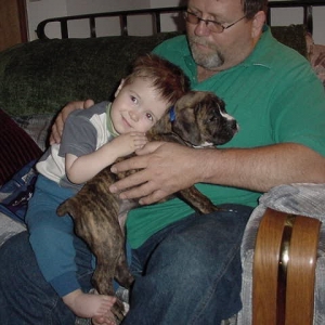The love for one's puppy