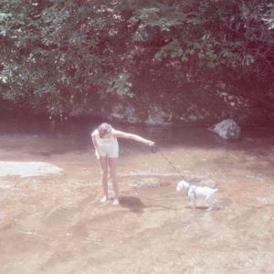 First trip to the creek